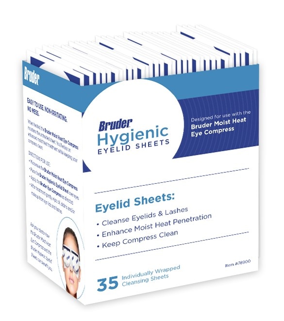 BRUDER HYGIENIC EYELID SHEETS 35/Box